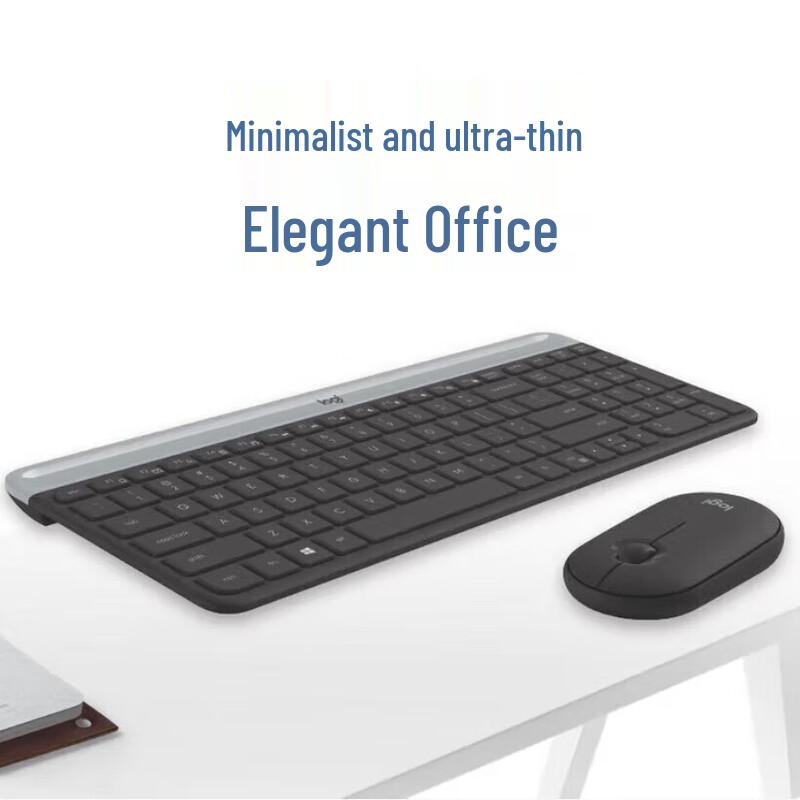 Logitech MK470 Slim Silent Wireless Keyboard and Mouse Combo
