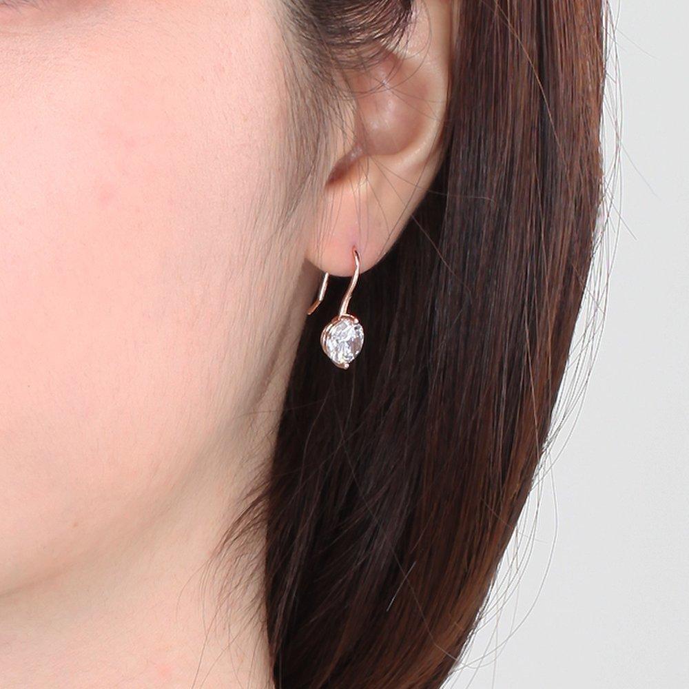 One-point Crystal Earrings C8Eb039