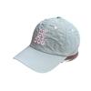 Spring and summer sunshade thin quick-drying embroidery couple baseball cap children spring outing sun protection curved brim cap male tide