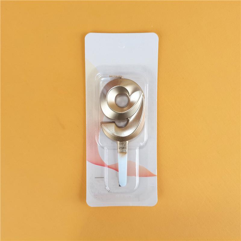 1PC For Anniversary Birthday Ornament 0-9 Digital Cake Topper Decoration Cake Candles Party Supplies