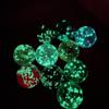 10pcs/pack Non-porous Fish Tank Glass Ball Glow in The Drak Transparent Crystal Beads  Parent-child