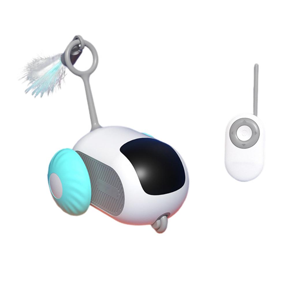 Умная электрическая игрушка для кошек с дистанционным управлением Умная электрическая игрушка для кошек Перезаряжаемая автоматическая игрушка для кошек Автомобиль Игрушки для котят Автомобиль Движущаяся игрушка