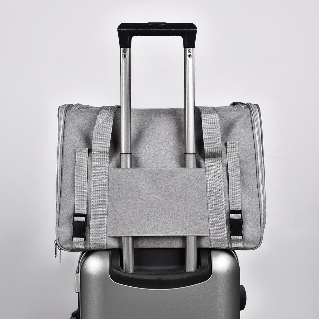 Портативный складной рюкзак для кошек: Дышащий, Ручной и Наплечный Дизайн с Большой Вместимостью