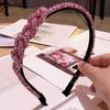 Handmade Sweet Hair Accessories Weaving Crystal Fashion Headband Hair Band Head Hoop Headdress