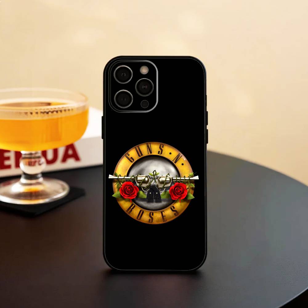 BAND G-Guns N' Roses   Phone Case Silicone Soft For IPhone 17 16 15 14 13 12 11 X XR Plus Pro Max Plus