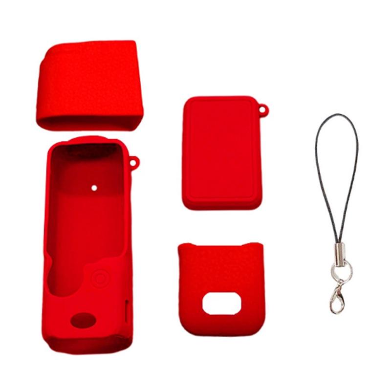 Силиконовый чехол и крышка для объектива DJI OSMO Pocket 3: Пылезащитный и Ударопрочный Защитный Аксессуар