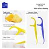 Portable Fruit Flavor Individually Wrapped Dental Floss Picks
