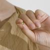Модные кольца с перидотом Green Gem для женщин, простой премиальный дизайн, открывающиеся, регулируемые, шарм, нейтральный ветер, ювелирные изделия