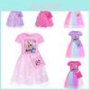 Kpop Demon Hunters Pattern Girl Dress With Cotton Fabric And Pleated Skirt For Kids Girls