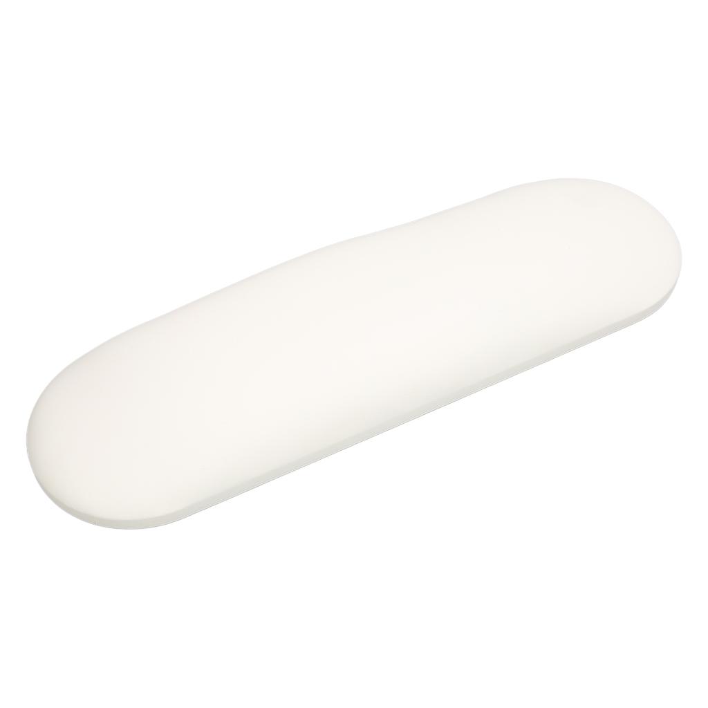 Nail Art Hand Pillow Soft PU Leather Easy Clean Manicure Arm Rest Cushion for Nail Salon White