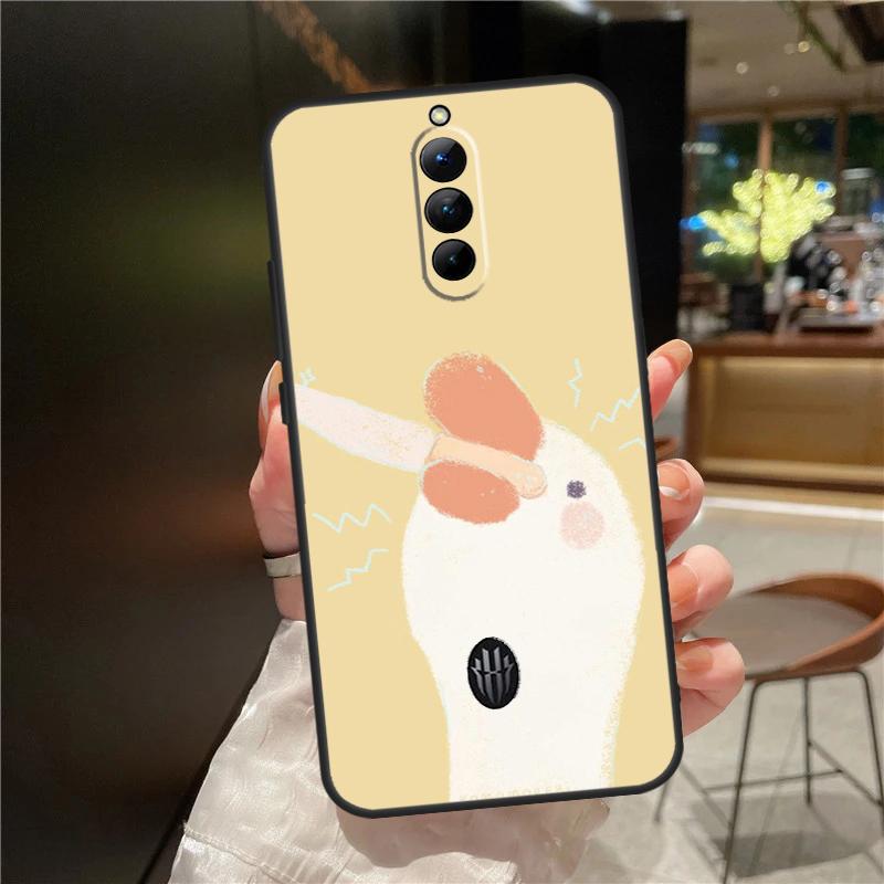 Cartoon Funny Goose Case For Red Magic 9 8S 8 Pro Plus Cover For ZTE Nubia Red Magic 6S 7S 6 7 Pro 6R 5S 5G
