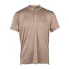 CERRUTI Men's Satin Polo Shirt with Mandarin Collar