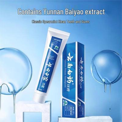 Зубная паста Yunnan Baiyao с мятой (6 х 180 г)
