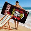 Custom Bayer Leverkusen Print Beach Towel, Large Soft Quick Dry Towel for Beach Camping Swimming