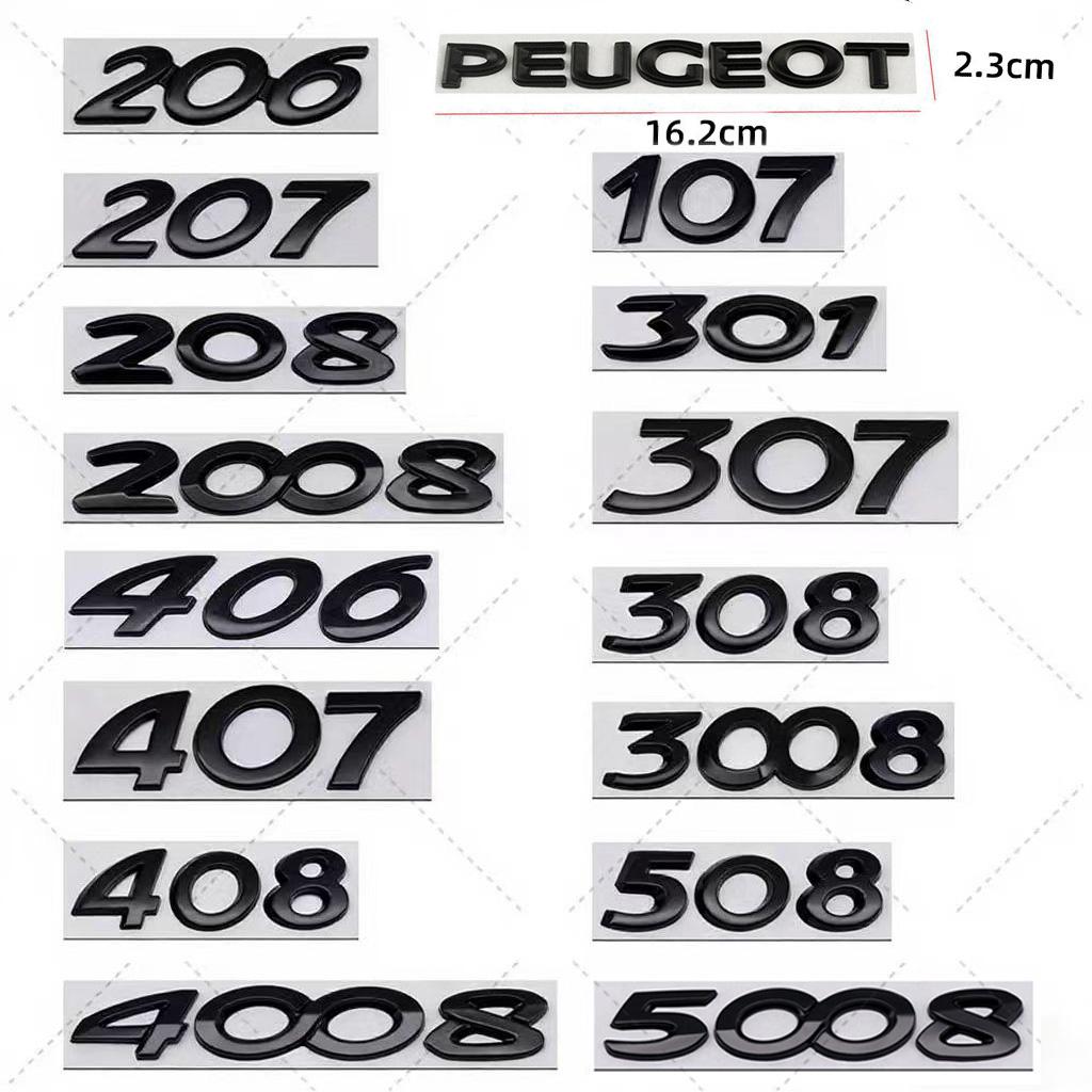 Наклейки-эмблемы на багажник автомобиля Аксессуары Для Peugeot 301 407 206 207 208 2008 301 307 308 3008 406 407 408 4008 508 5008 Rifter RCZ