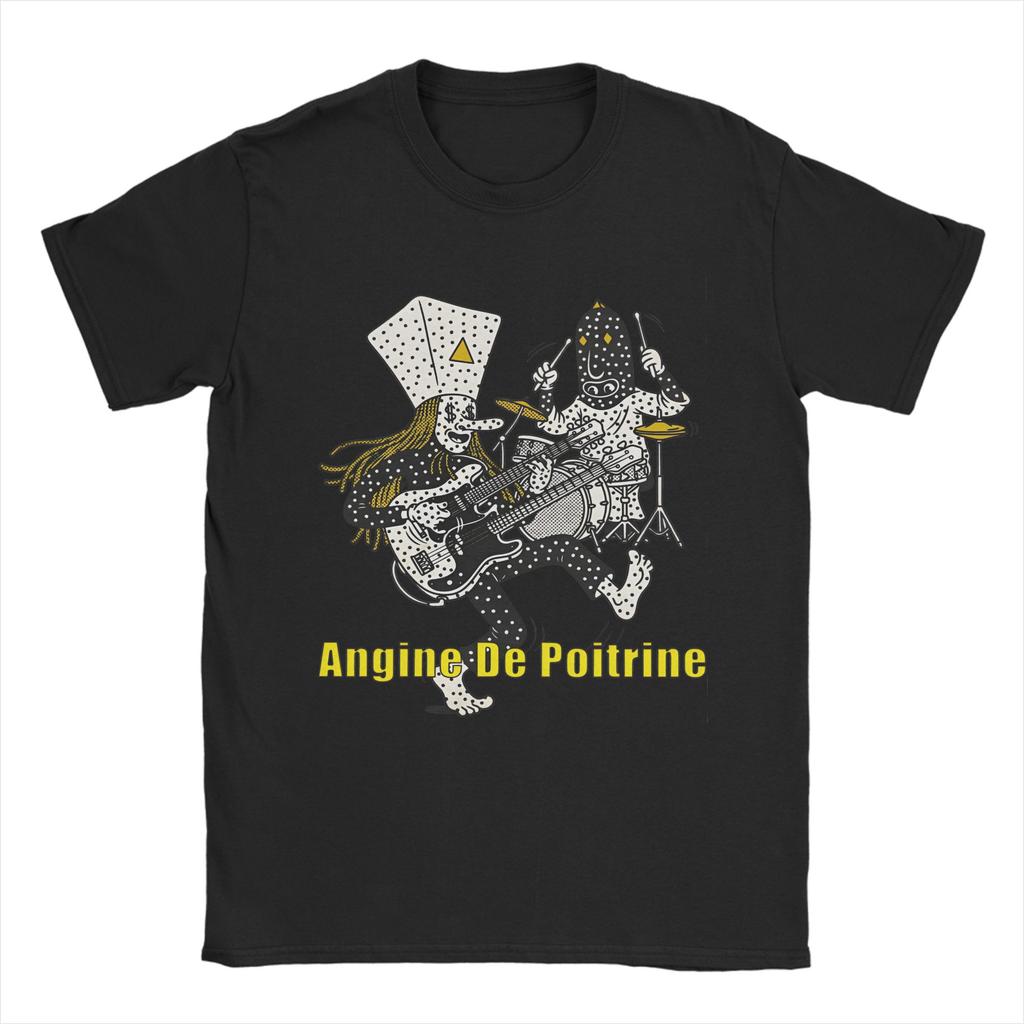 Angine De Poitrine Рок-группа Хлопковая Футболка Для Унисекс Лето YK Забавные Футболки Повседневная Футболка Большого Размера Горячая Распродажа Топы
