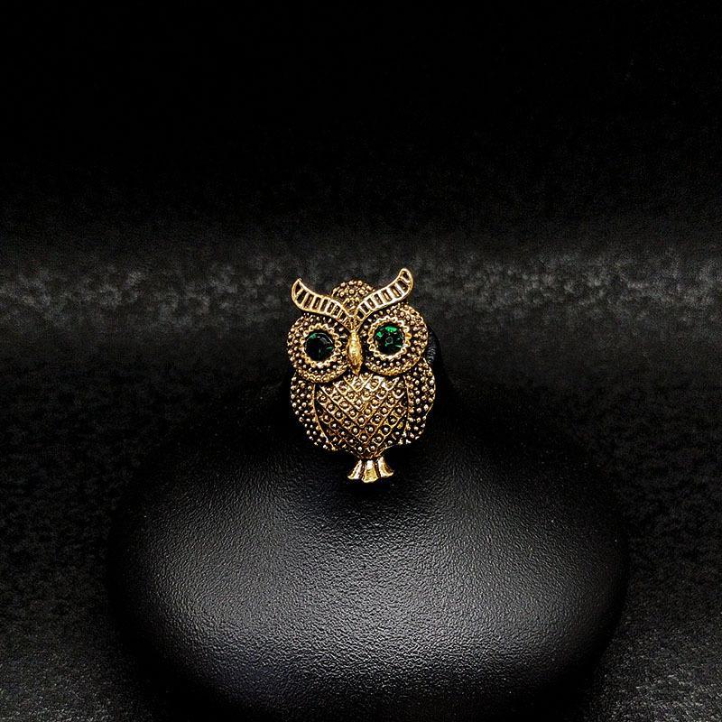 Очаровательная брошь в виде совы - булавка в средневековом стиле для мужчин и женщин