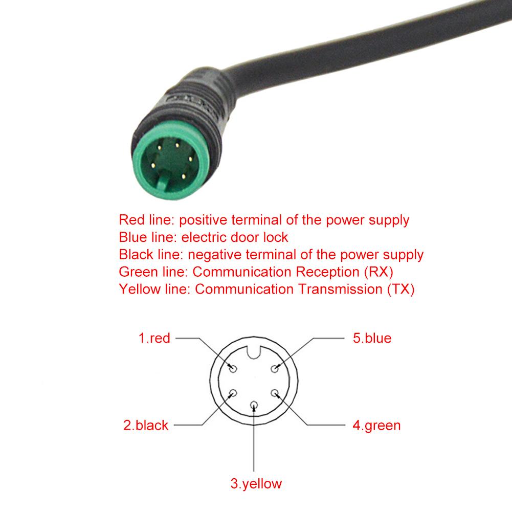 Electric Bike LCD Display Screen Waterproof E Scooter M5 Panel Electric Bike LCD Display Meter for Mountain Electric Bike Parts
