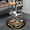 1pc Hogwarts Crest Carpet, Round Non-Slip Durable Large Size Office Carpet, Suitable for Office yy250908010