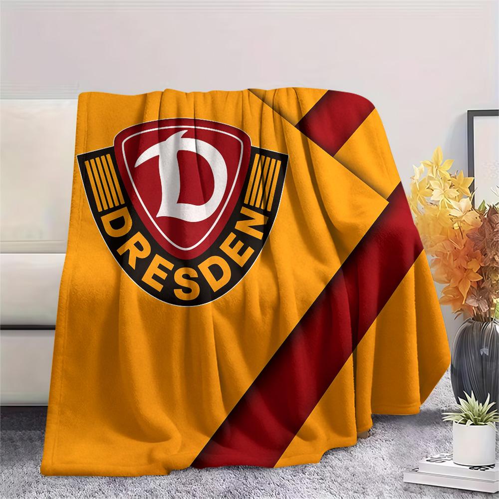 Фланелевое одеяло с принтом Dynamo Dresden, Высококачественное, Удобное для всех сезонов, Декор для дома, Тепло и уют