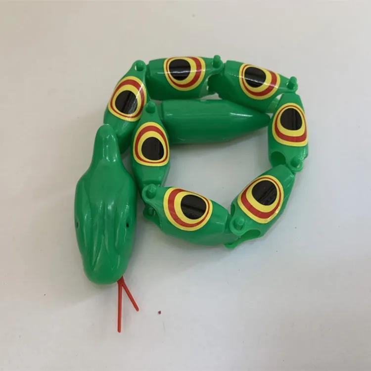 30cm Realistic Jointed Snake Toy 4 Colors Adults Kids Prank Props Fun Fake Snake Model Party April Fools Day Horror Tricky Toys