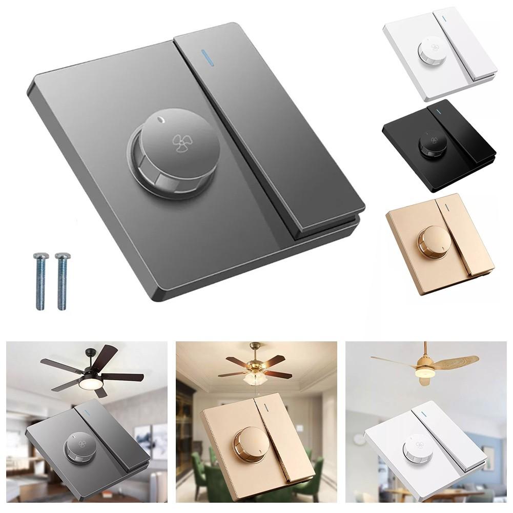 Fan Dimmer Switch for Home Use 220V 50Hz Load Capacity 300W Maximum