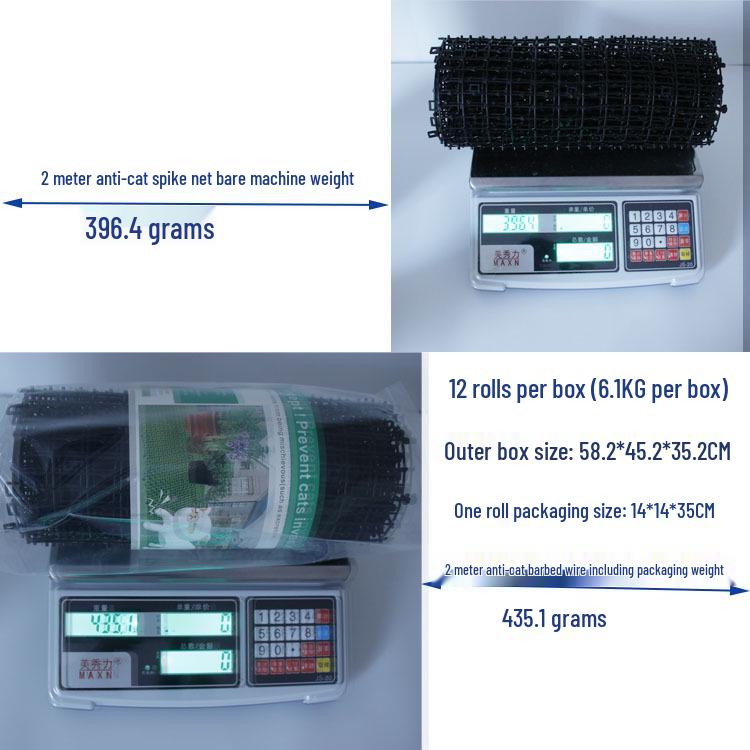 Уличная сетка от кошек с шипами - Цветочный дизайн Пластиковый барьер для крыши балкона