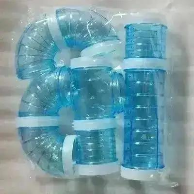 U-type Plastic Pipe Line Tubes Training Play Connected External Tunnels Toys For Small Animals Hamster Cages Product Supplies