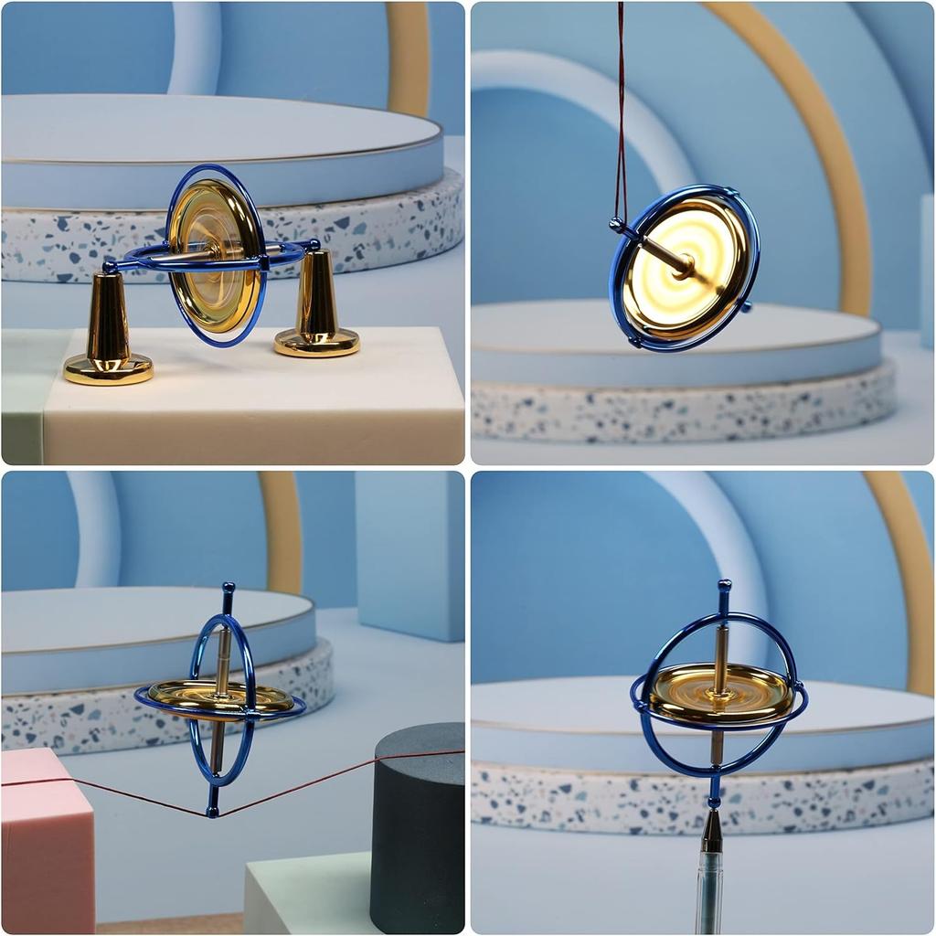 Точный гироскоп металлический антигравитационный волчок балансировочная игрушка образовательный подарок AG002