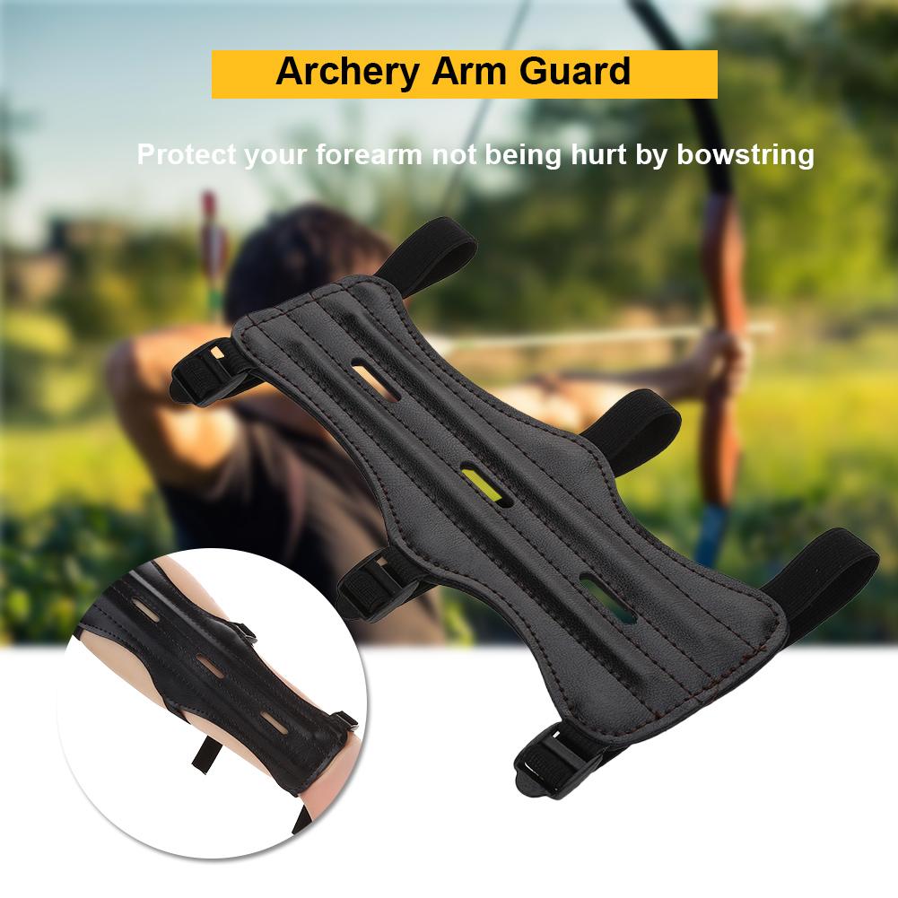 Регулируемая защита для руки, защитное снаряжение, 3 ремня для стрельбы из лука, рекурсивного лука