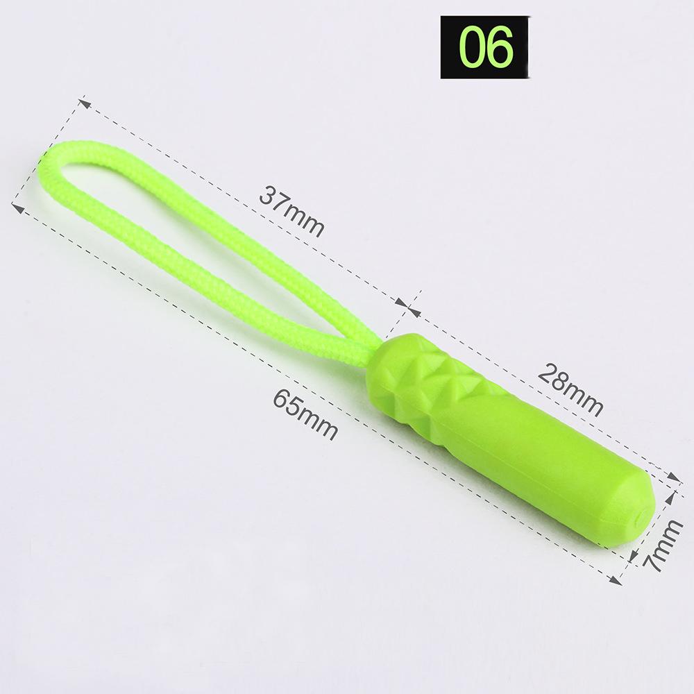 10 шт./лот, 10 цветов, застежки-молнии, съемник на конце, подходит для веревки, сменный зажим, фиксатор сломанной пряжки, чемодан, палатка, рюкзак, шнур на молнии