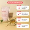 The Basics Woman Spearmint Flavored - Hormone Balancing Brew with Cinnamon, Ginger Root, Shatavari, Ashwagandha & Nettle Leaf - Herbal Suppl