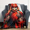 1pc Mario Adventure Gaming Cozy Print Blanket Lightweight Warm Flannel Throw Blanket For Sofa, Bed, Living Room