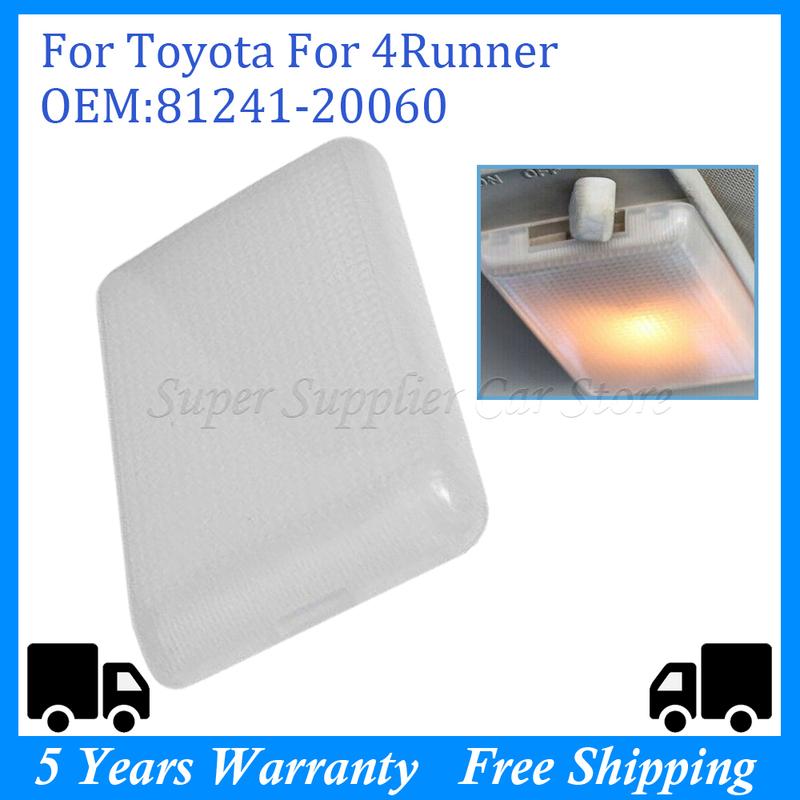 Interior Overhead Dome Light Lens For 1984 1985 1986 1987 1988 1989 1990 1991 1992 1993-1995 Toyota 4Runner Pickup 81241-20060