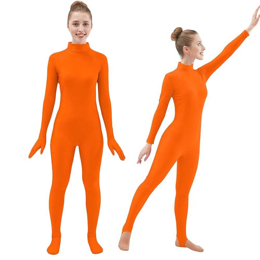 Full Body Women Zentai Jumpsuit Spandex Jumpsuit Costume Invisible Costume Stage Performance