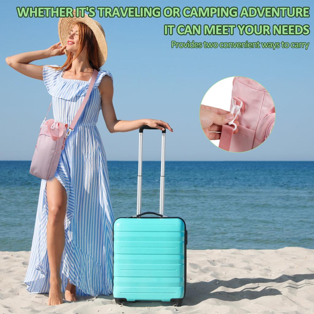 Портативная сумка для бутылок с водой, большая вместительная сумка для бутылок с карманами и регулируемым ремешком для Stanley Quencher, новая