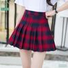 Plus Size Harajuku Short Skirt Korean Plaid Skirt Women Zipper High Waist School Girl Pleated Plaid Skirt Sexy Mini Skirt