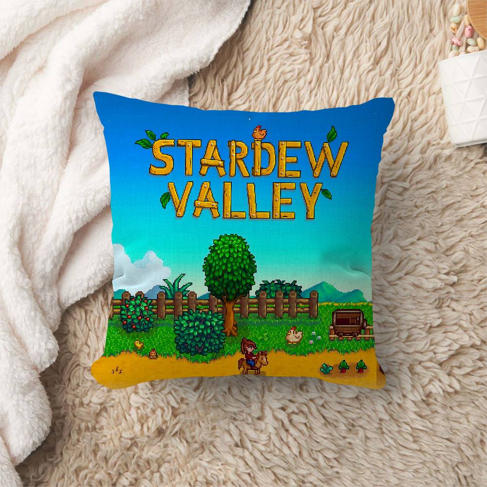 SStardew VValley Чехол на подушку Счастливый Дракон Чехол на диванную подушку Декор для дома Детский подарок