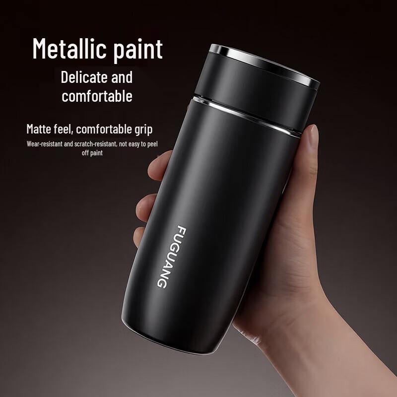 FUGUANG 400ml One-Button Pop-Up Insulated Water Bottle