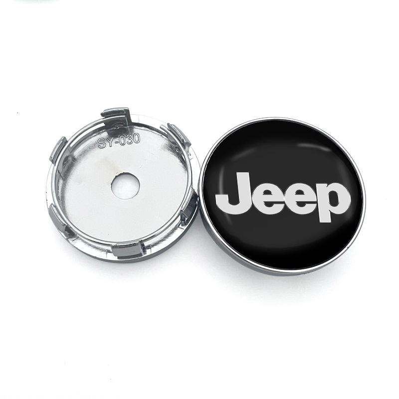 4Pcs 56/60mm Car Wheel Center Hub Cap Car Accessorie for JEEP Wrangler E Grand Cherokee Compass Renegade JK TJ Patriot Trail Hawk
