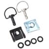 17mm Motorcycle Quick Release Screws 1/4 D-Ring Turn Race Fairing Fasteners Secure Lock for Motorbike Body Panel Fix