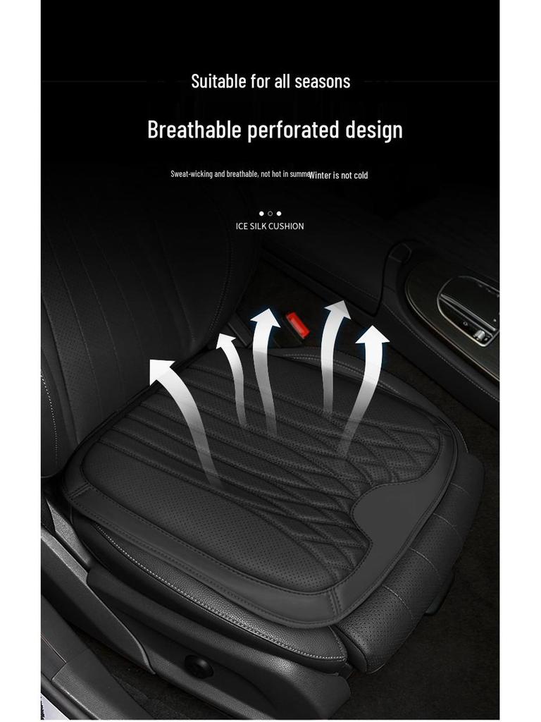 Wuling Bingo PLUS 4-Season Car Seat Cushion with Lumbar Support (Compatible with Xingguang, Xingchi, Hongguang MINI, Jiachen, Xingchen)