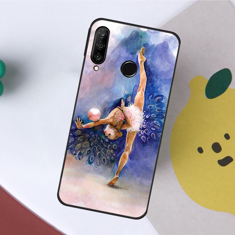 Масляная живопись Гимнастика Для Huawei Nova 5T 9 10 SE 7i 8i 11i 12i Y60 Y61 Y70 Y72 Y73 Y90 Y91 P20 P40 P30 Lite Чехол