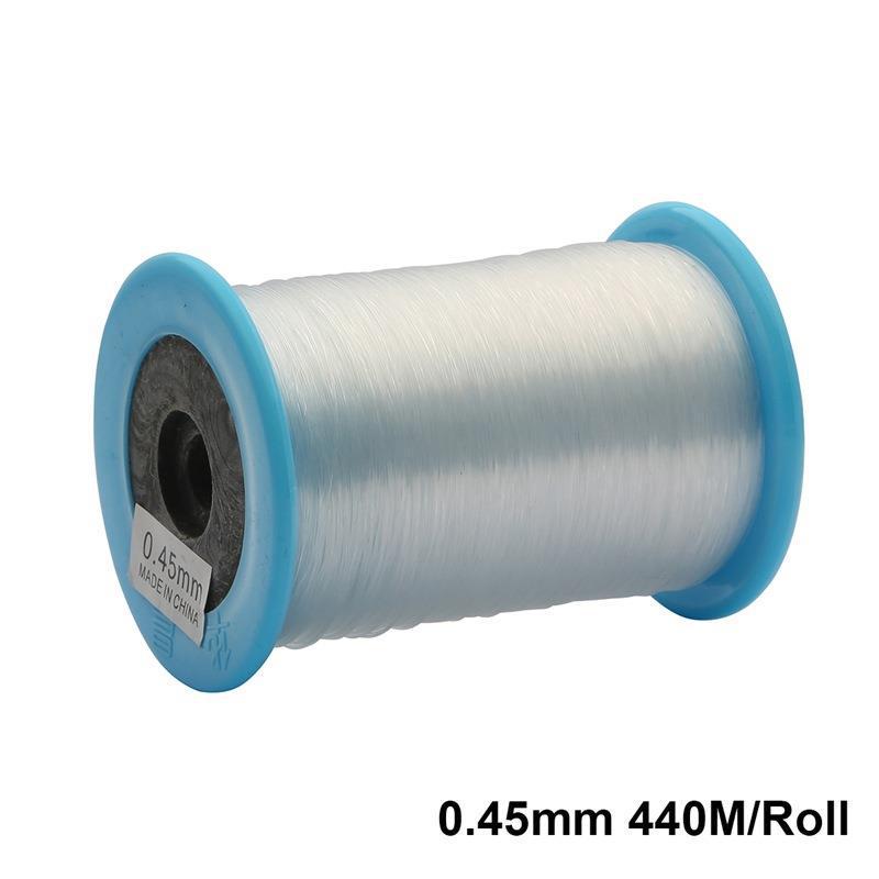 Clear Non-Elastic Beading Line for Handmade Jewelry and DIY Crafts