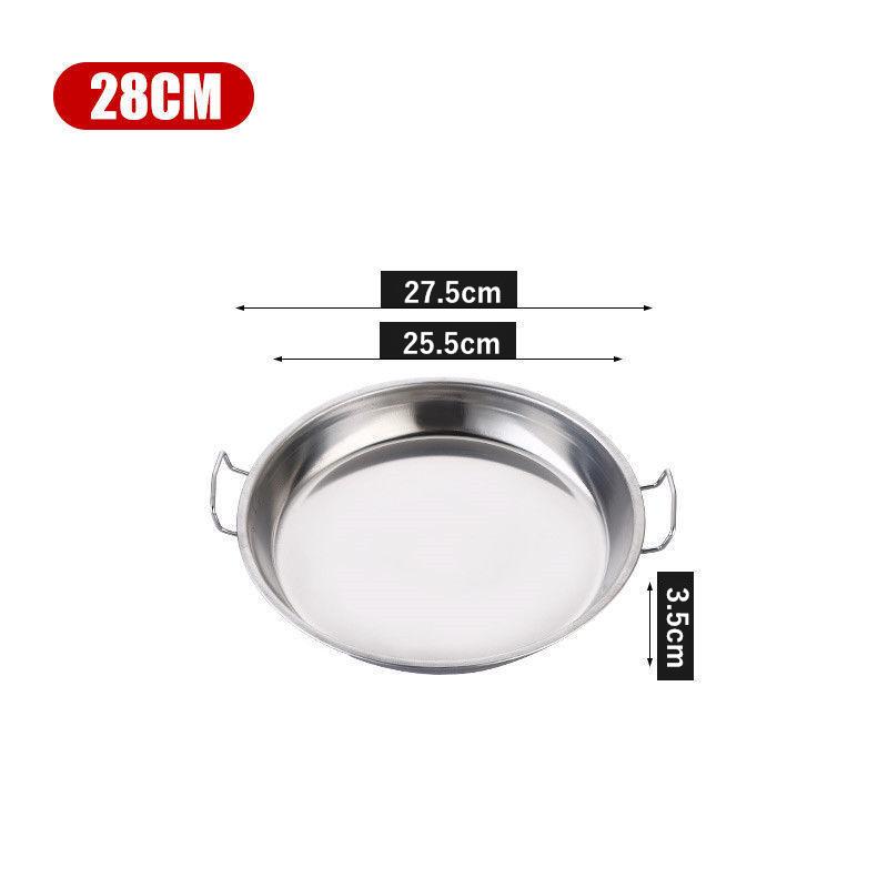 Круглая форма для приготовления холодной лапши из нержавеющей стали, поднос для сервировки риса на пару, кухонный поддон для хранения пельменей, пирожных, кондитерских изделий с тарелкой в виде ушей