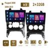 Автомобильный мультимедийный плеер Android 2 Din для Peugeot 3008 2009-2015, головное устройство, стерео Carplay, GPS-навигация, BT, WIFI