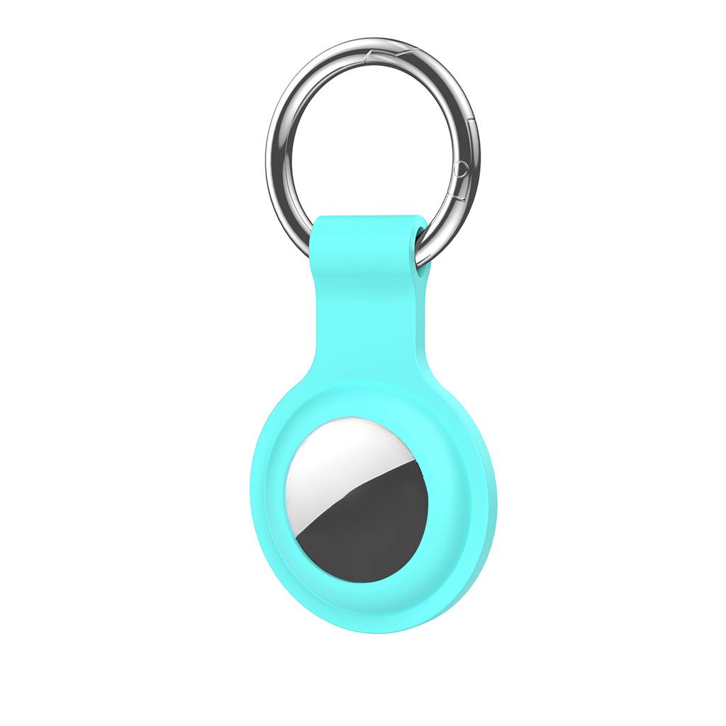 Чехол для Apple Airtags Case Liquid Silicone Protective Shell Tracker Accessories Anti-scratch Sleeve Keychain Air Tag Case