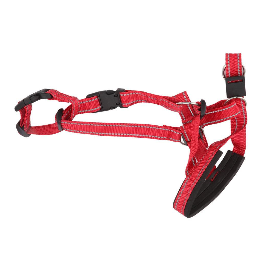 Намордник для собаки Дышащая шлейка для головы собаки Намордник для собаки с регулируемым ремешком для улицы Красный XL