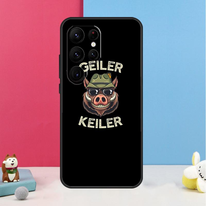 Cute wild boar funny Cartoon Case For Samsung Galaxy S26 S23 Ultra S20 S21 S22 S24 S25 Plus S10 S25 FE Back Cover Shell
