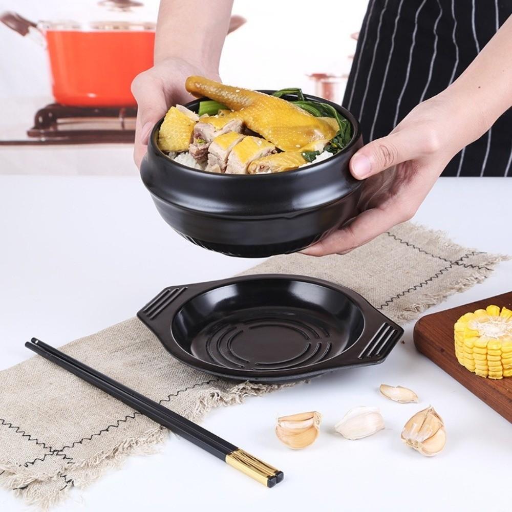 High Temperature Mixed Rice Stone Pot Thickened Cooking Soup Pot Korean Stone Pot Commercial Use